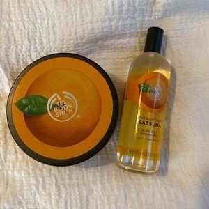 Two Body Shop Products (plus freebees)
